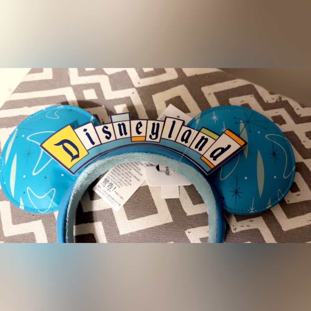 NWT Disneyland Minnie Mouse Ear Headband Retro Style Marquee - Picture 3 of 4